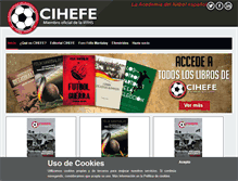 Tablet Screenshot of cihefe.es